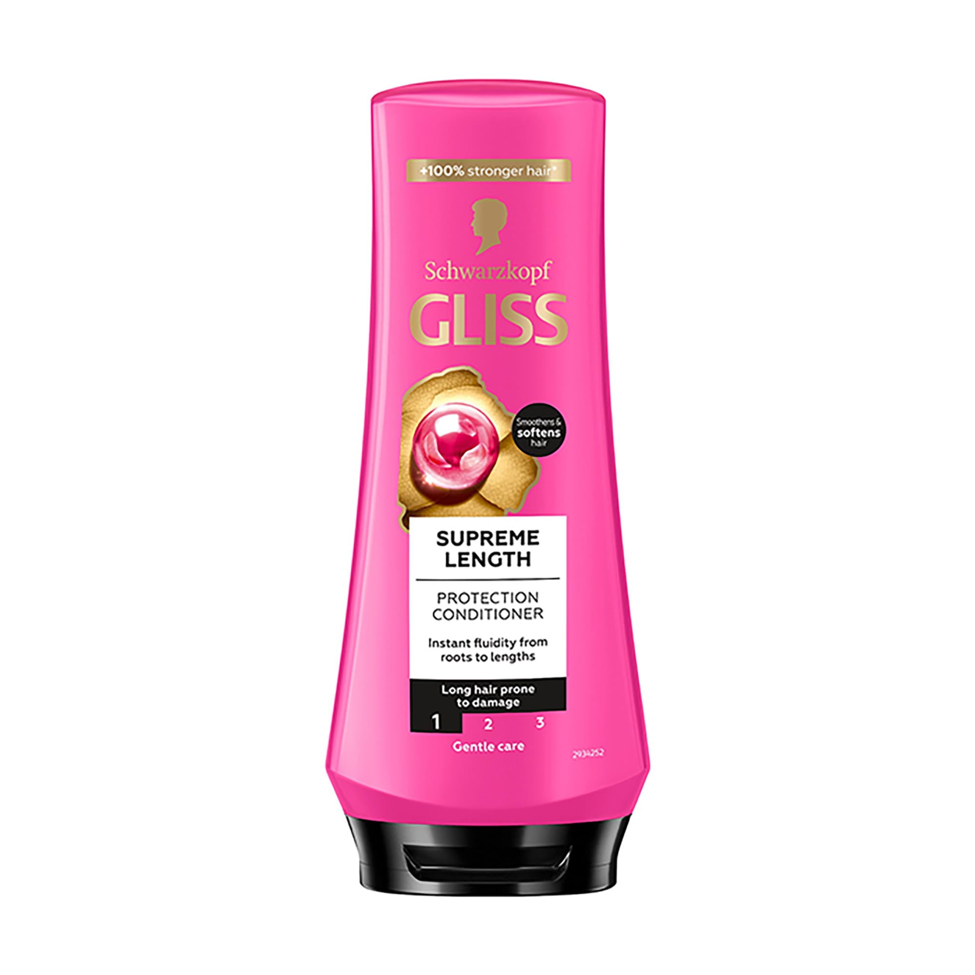 Захисний бальзам Gliss Supreme Length для довгого, схильного до пошкоджень та жирності волосся, 200 мл